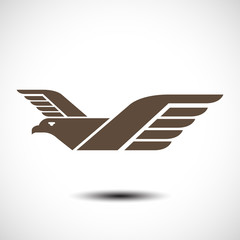 Eagle symbol. Vector illustration