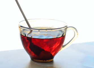 Cup of tea and sugar.