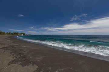 Obraz premium Plage de l'Etang-Salé à la Réunion