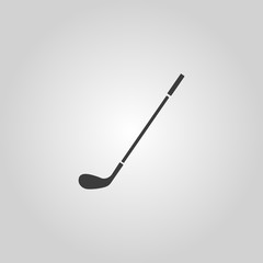 The golf icon. Game symbol. Flat