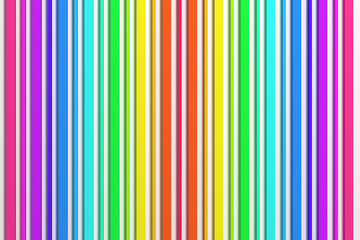 Fototapeta premium 3d colored bars