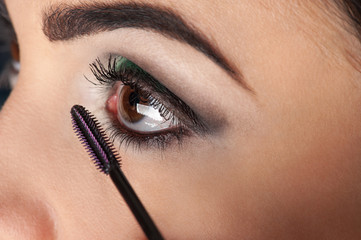 eyelash brush makeup