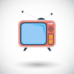 TV single icon.