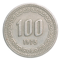 korean wons coin