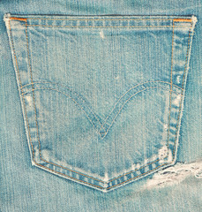Aged jeans texture