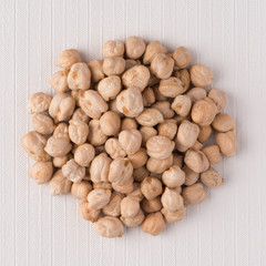 Circle of chickpeas