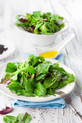 Fresh green salad