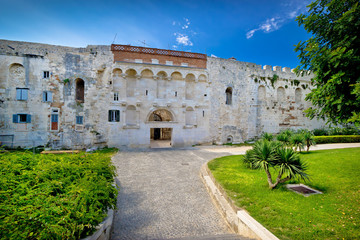Obraz premium Great stone wall of old Split historic centre