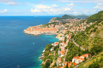 Fototapeta na wymiar Dubrovnik, a Mediterranean town