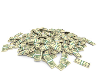 Money heap. Two dollars.