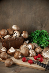 Still life with various vegetables