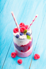 Smoothie mit Chia Pudding
