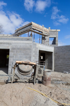 Maison en construction