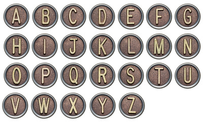Button alphabet