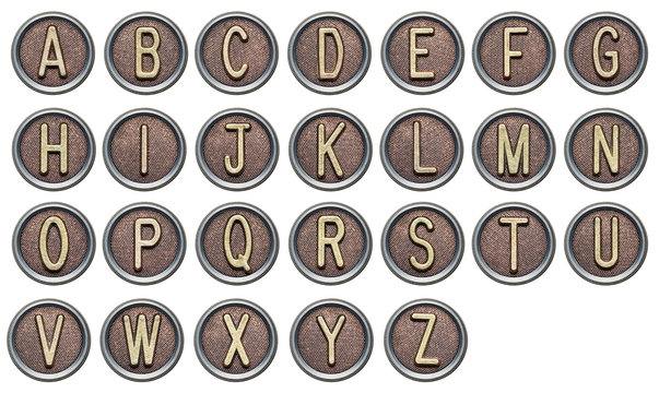 Button alphabet