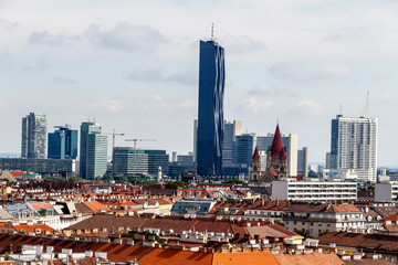 Obraz premium Österreich, Wien, Skyline