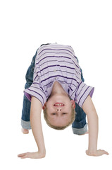 bridge of boy smiling
