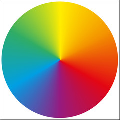 Isolated circular rainbow gradient - 80670011