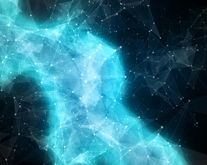 Icy nebula in cosmos