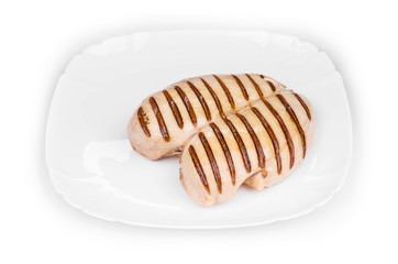 Grilled chicken breasts.