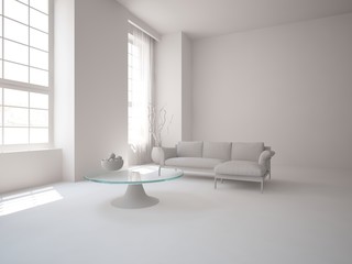 Fototapeta na wymiar abstract grey interior design