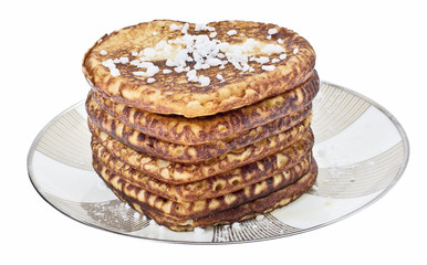 Eierkuchen in Herzform