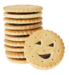 Kekse mit Smileys