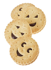 Kekse mit Smileys