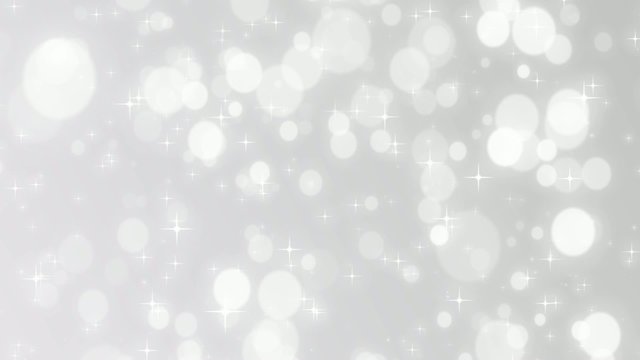 Christmas silver background with snowflakes falling snow holiday