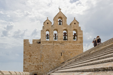 Fototapeta na wymiar Fortified church of Saintes-Maries-de-la-Mer