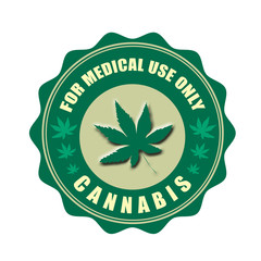 for medical use only , cannabis stamp