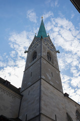 Fototapeta na wymiar St. Peter Kirche Zürich