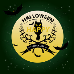 Happy Halloween,Vector illustration