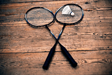 vintage badminton racquet