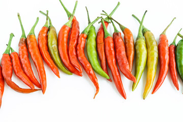 chili pepper on a white background