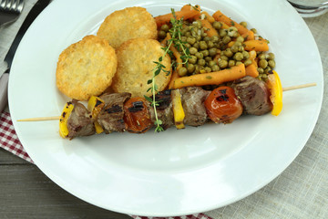 brochette de boeuf 