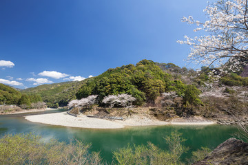 春の古座川峡