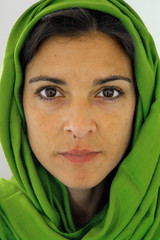 RITRATTO DI DONNA CON VELO VERDE