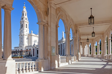 Sanctuary of Fatima. Basilica of Our Lady of the Rosary - obrazy, fototapety, plakaty