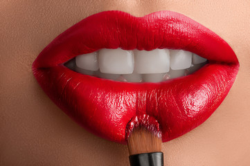 Red lips