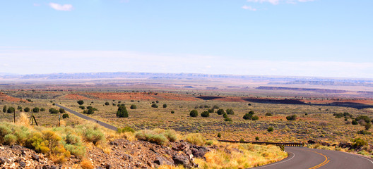 Landscape near Sunset Crater volcan