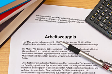 Arbeitszeugnis