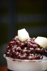 adzuki-bean ice dessert 