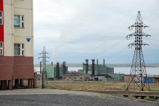 Town power station at Pevek