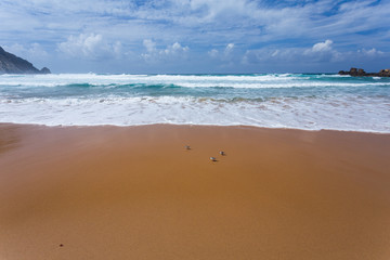 Atlantic ocean beach, Portugal