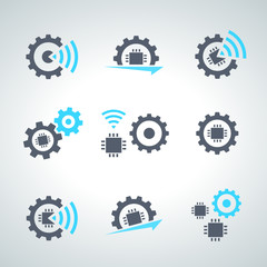 mechatronics logos - mécatronique