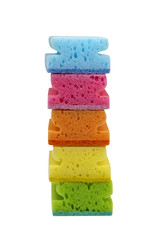 Stack of scrubbing sponges 3
