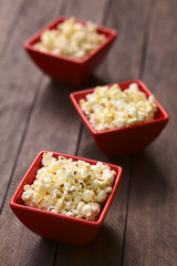 Salted popcorn