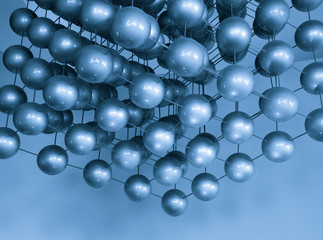 Molecule, Molecular, DNA, atom in lab test