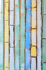 Grungy colorful wooden textured background